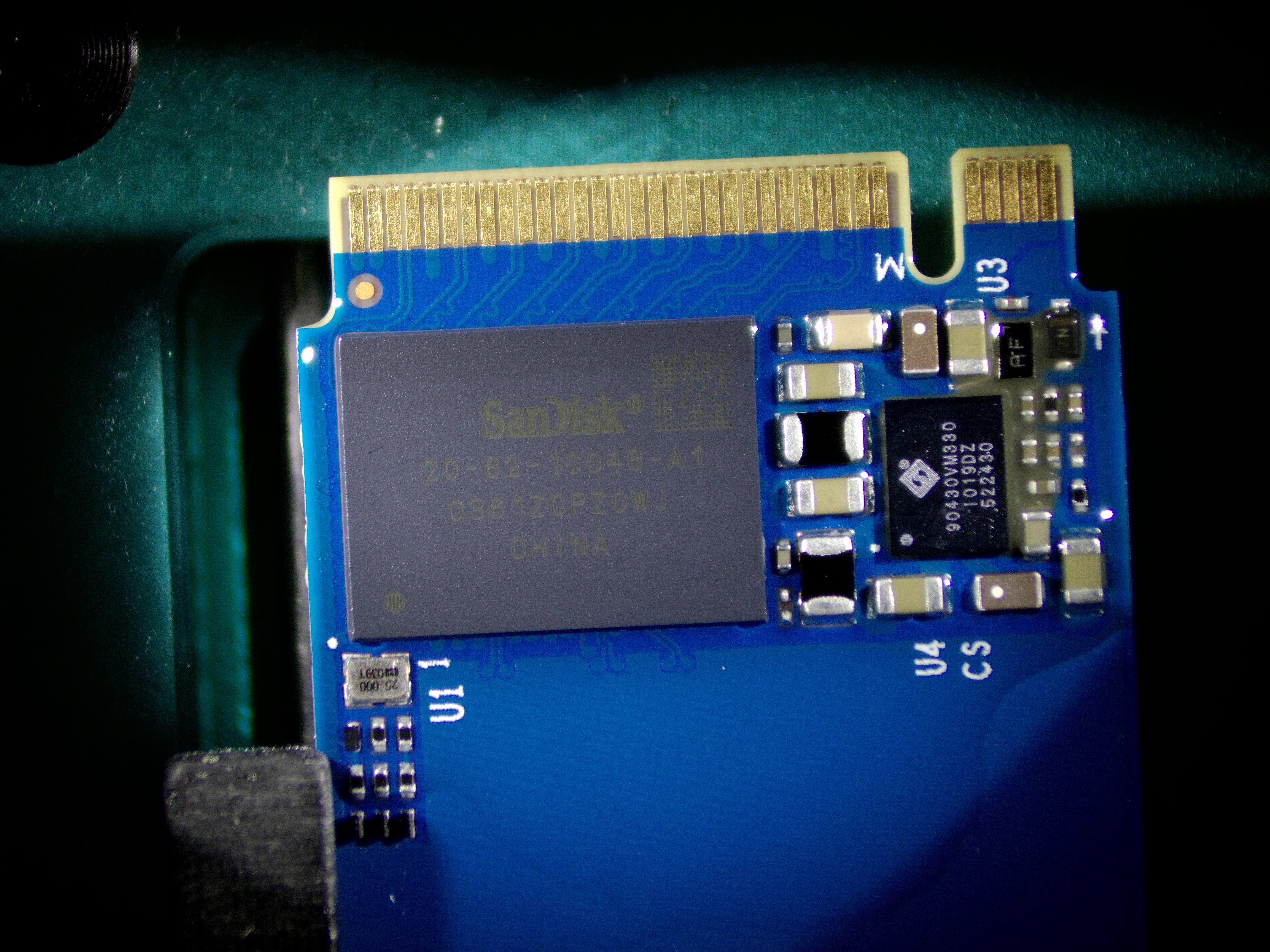 Kontroler SanDisk WD 20-82-10048-A1 — widok z laboratorium Serwis Otako