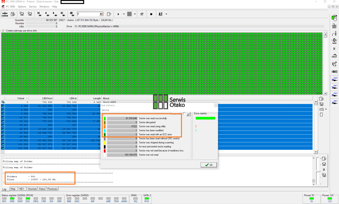 dysk zewnętrzny toshiba odzyskane dane w 100%