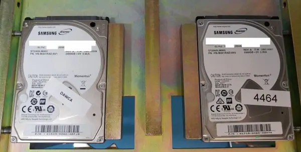 dyski twarde samsung przed wymianą głowic, dawca donor oraz pacjent