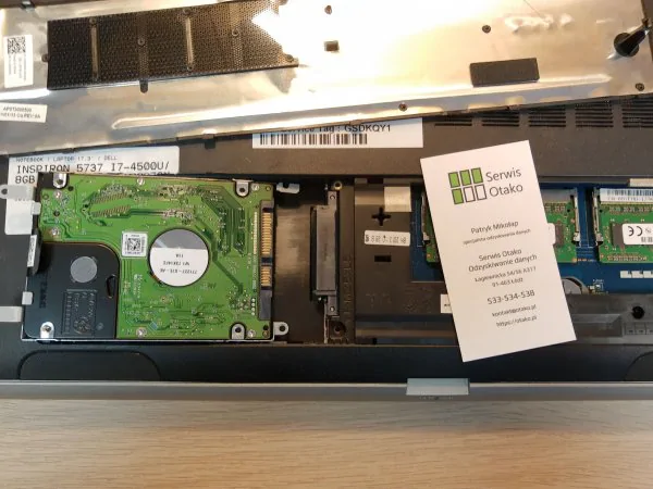 odzyskiwanie danych po formacie z dysku laptop dell