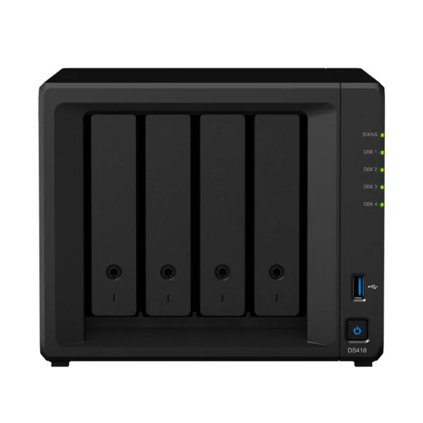 NAS synology DS418, przód