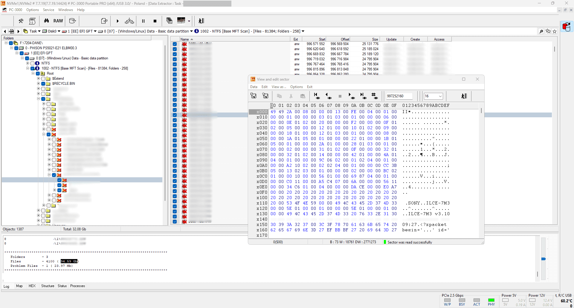 HEX, zawartość pliku podgląd w HEX zdjęcia