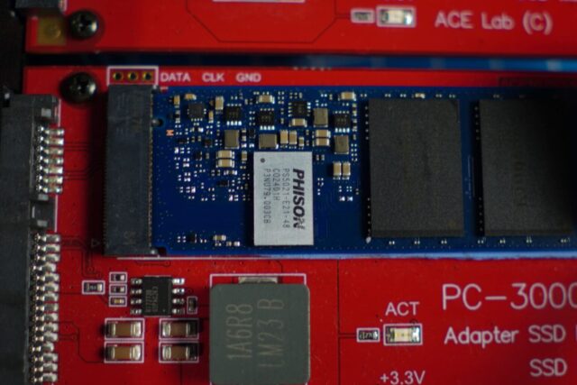 skasowane dane trim nvme ssd, odzyskiwanie danych (3) Kontroler Phioson w dysku nvme